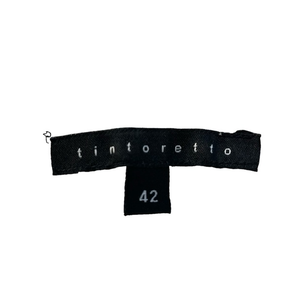 Tintoretto Anthropologie Floral Embroidered Button Down Cotton Blouse Size 42 - Picture 5 of 9